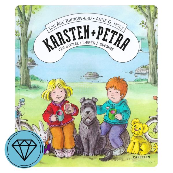 Karsten og Petra får sykkel + Lærer å svømme 