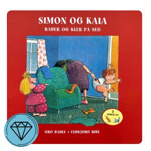 Hovedbilde Simon og Kaia bader og kler p&aring; seg 